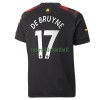 Maillot de Supporter Manchester City De Bruyne 17 Extérieur 2022-23 Pour Homme